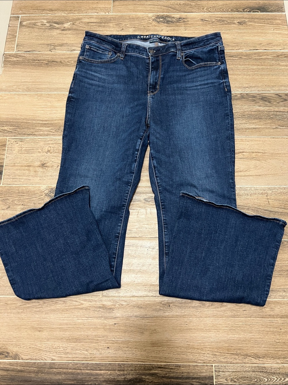 American Eagle Outfitters Dark Blue Flare Jeans